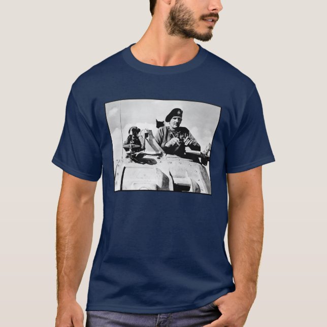 Camiseta Monty en un tanque (Anverso)