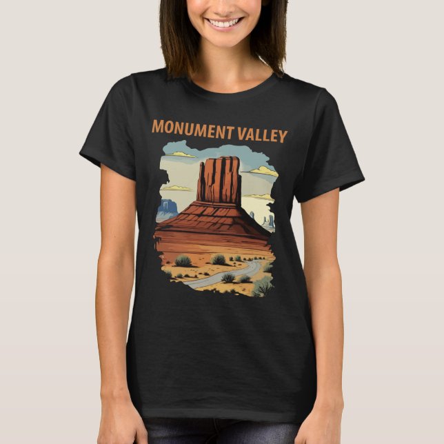 Camiseta Monument Valley Red Butte Desert Travel (Anverso)