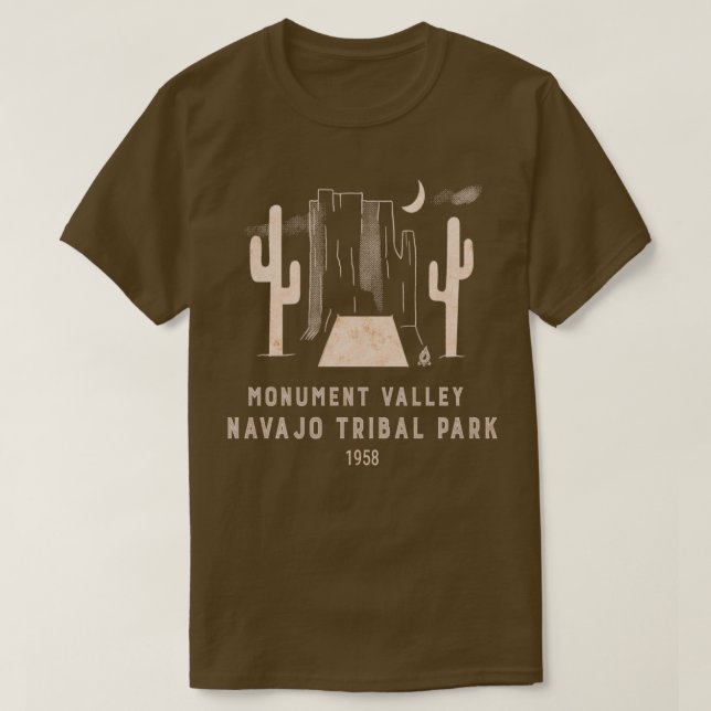 Camiseta Monument Valley Utah Arizona Camping H (Diseño del anverso)