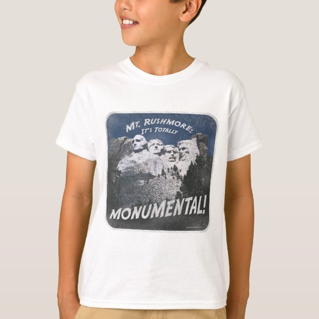 Camiseta Monumental Mount Rushmore (Anverso)