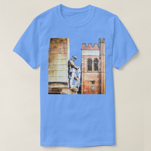 Camiseta Monumento a la Guerra y Fentón de la Iglesia de Cr (Diseño del anverso)