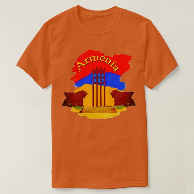 Camiseta Monumento a la Independencia de Armenia (Diseño del anverso)