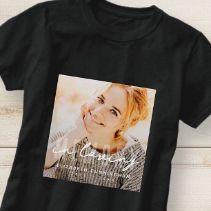 Camiseta Monumento A La Memoria Amada Sencilla Foto Elegant