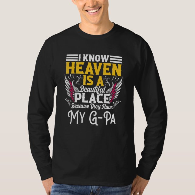 Camiseta Monumento A La Pérdida Del Cielo De G-Pa, Hermoso  (Anverso)