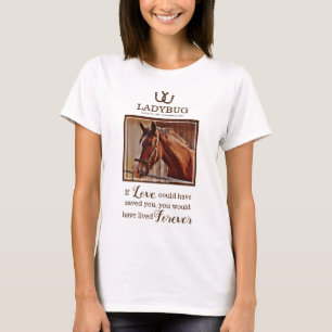 Camiseta Monumento a los caballos - Foto de memoria amorosa