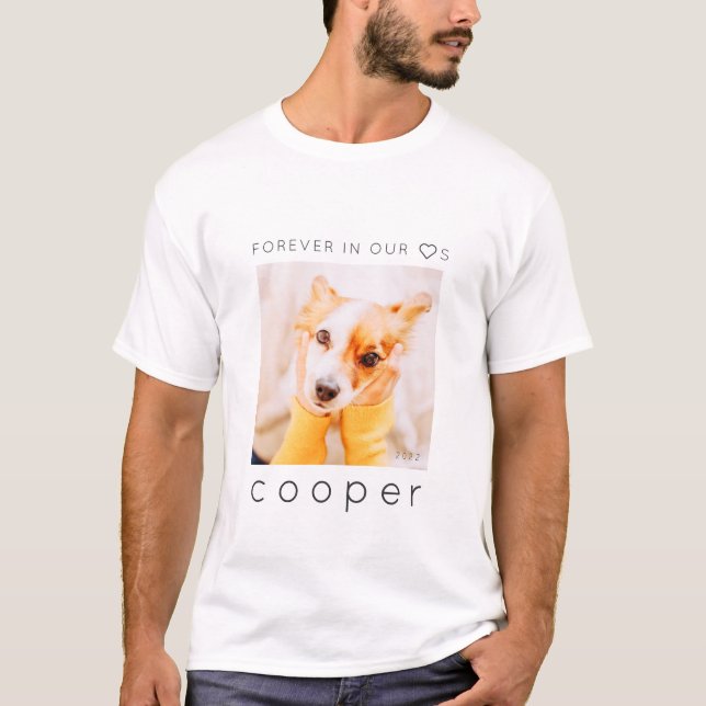 Camiseta Monumento a los mascotas para siempre en nuestra s (Anverso)