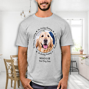 Camiseta Monumento a Mascota Perro Personalizado En Memoria