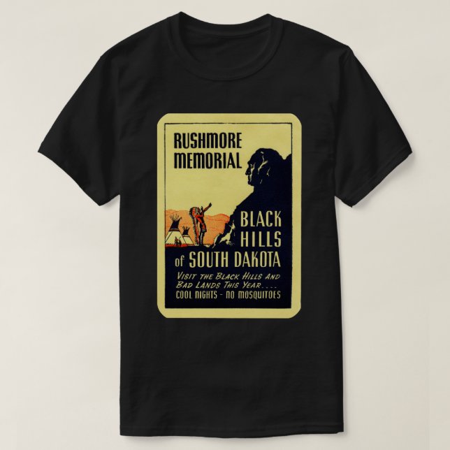 Camiseta Monumento a Rushmore de los años 1940 (Diseño del anverso)