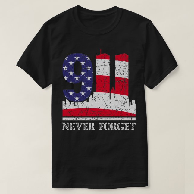 Camiseta Monumento al 11 de septiembre de 2001 (Diseño del anverso)