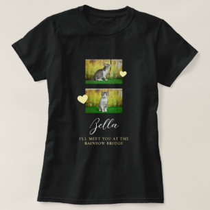 Camiseta Monumento al gato del puente arco iris simple