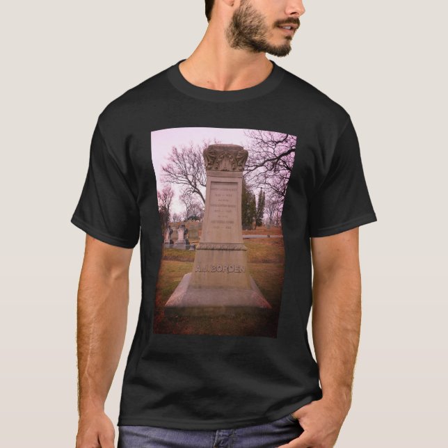 Camiseta Monumento Borden, río Caído, MAMÁES - A.J. Borden (Anverso)