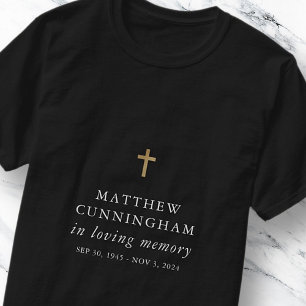 Camiseta Monumento conmemorativo en memoria amorosa cruz si