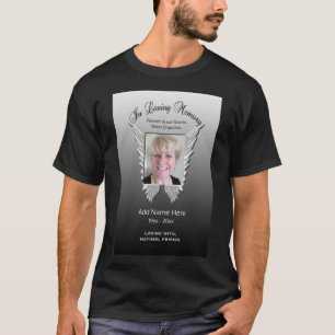 Camiseta Monumento conmemorativo  plata de foto Angel Wings