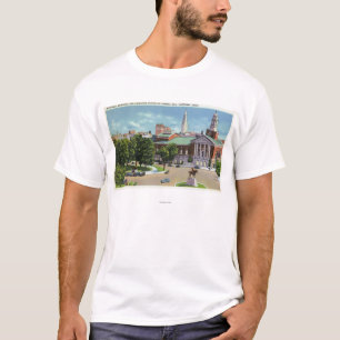 Camiseta Monumento de Bushnell, estatua de Lafayette