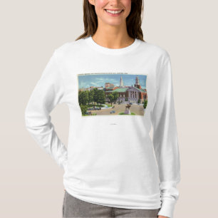 Camiseta Monumento de Bushnell, estatua de Lafayette
