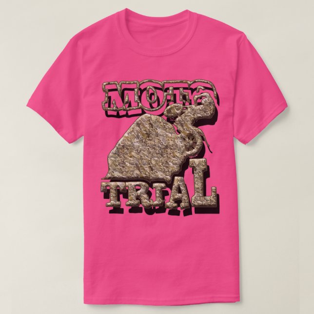 Camiseta monumento de piedra para moto trialTShirt (Diseño del anverso)