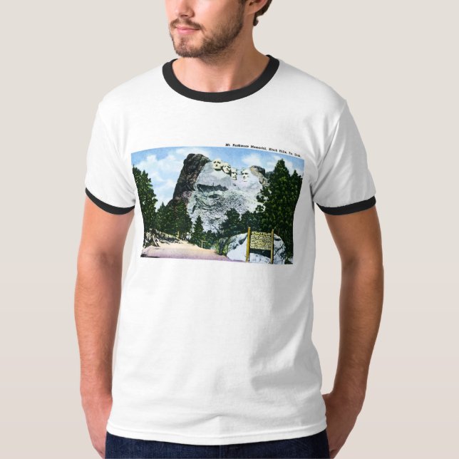 Camiseta Monumento del monte Rushmore, Dakota del Sur (Anverso)