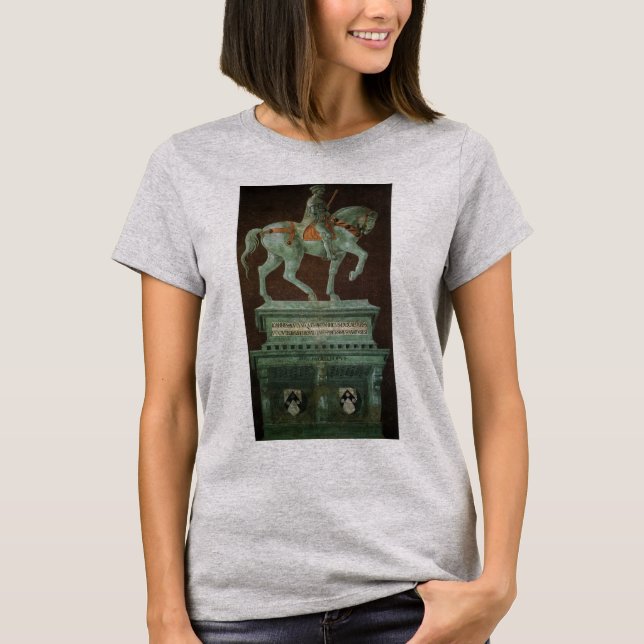 Camiseta Monumento ecuestre a Sir John Hawkwood, Uccello (Anverso)