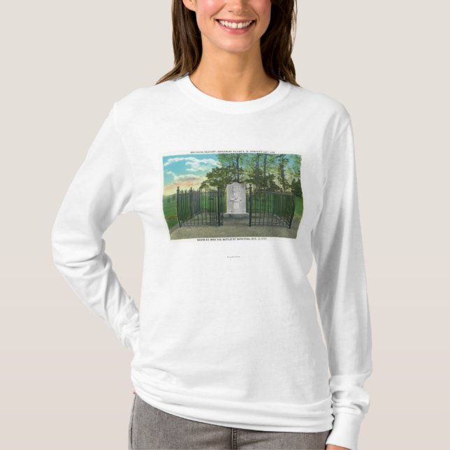 Camiseta Monumento izquierdo de la pierna de la GEN (Anverso)