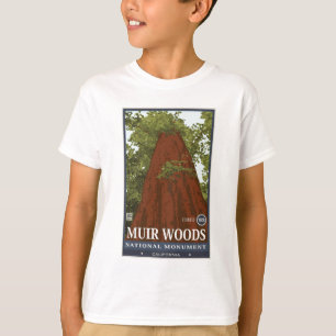 Camiseta Monumento nacional 3 de maderas de Muir