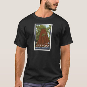 Camiseta Monumento nacional 3 de maderas de Muir