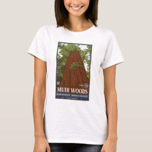 Camiseta Monumento nacional 3 de maderas de Muir