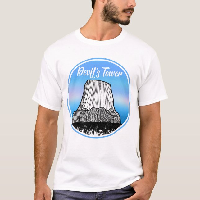 Camiseta Monumento nacional a la Torre del Diablo (Anverso)