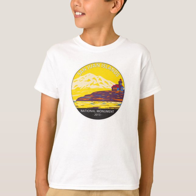 Camiseta Monumento Nacional a las Islas San Juan Washington (Anverso)