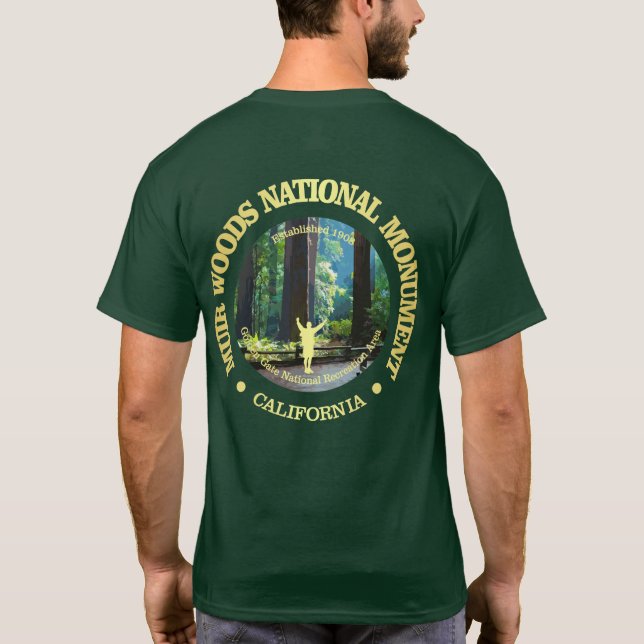 Camiseta Monumento nacional a Muir Woods (Reverso)