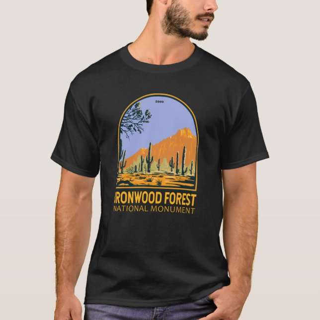 Camiseta Monumento nacional al bosque de Ironwood (Anverso)