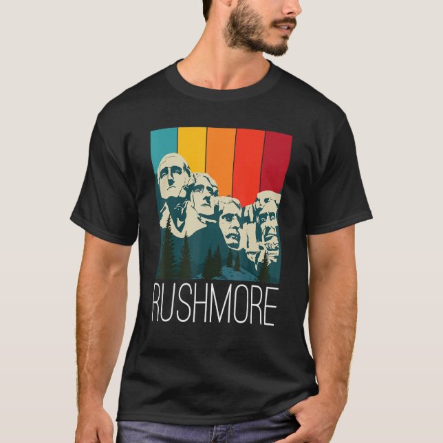 Camiseta Monumento nacional al Monte Rushmore (Anverso)