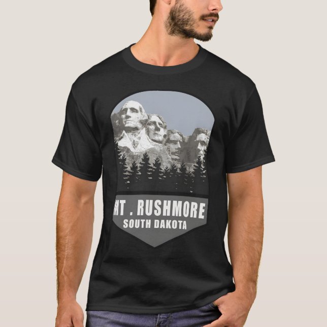 Camiseta Monumento nacional al Monte Rushmore � corazón del (Anverso)