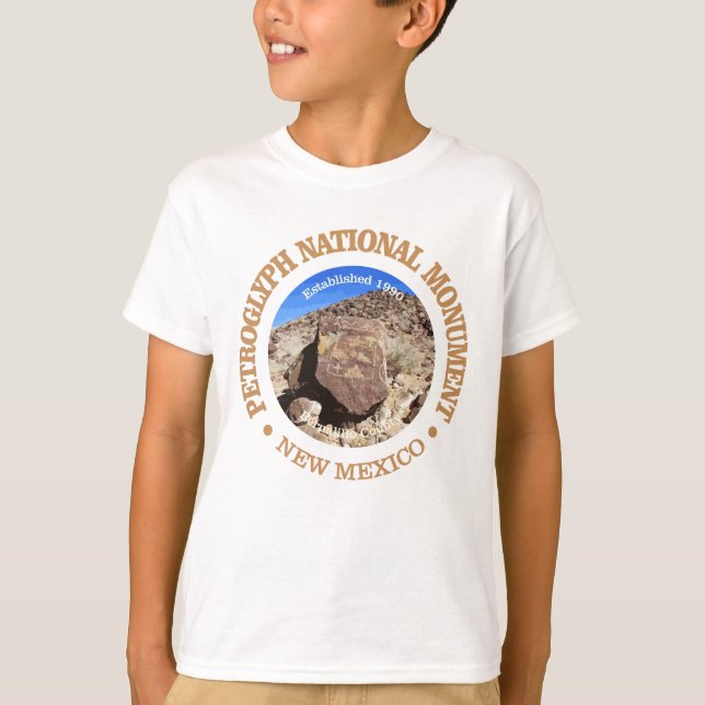 Camiseta Monumento nacional al petroglifo (Anverso)