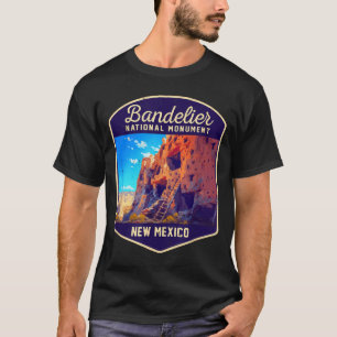 Camiseta monumento nacional bandelier nuevo méxico senderis