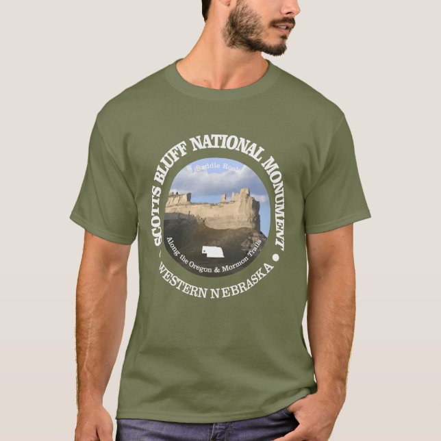 Camiseta Monumento Nacional Bluff de Escocia (Anverso)
