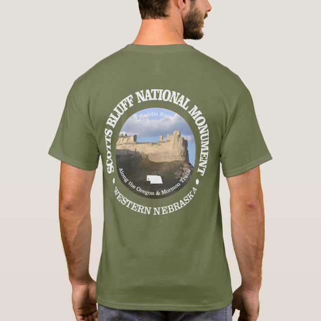 Camiseta Monumento Nacional Bluff de Escocia (Reverso)