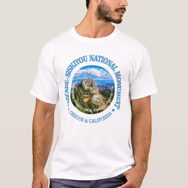 Camiseta Monumento Nacional Cascade-Siskiyou (NM) (Anverso)
