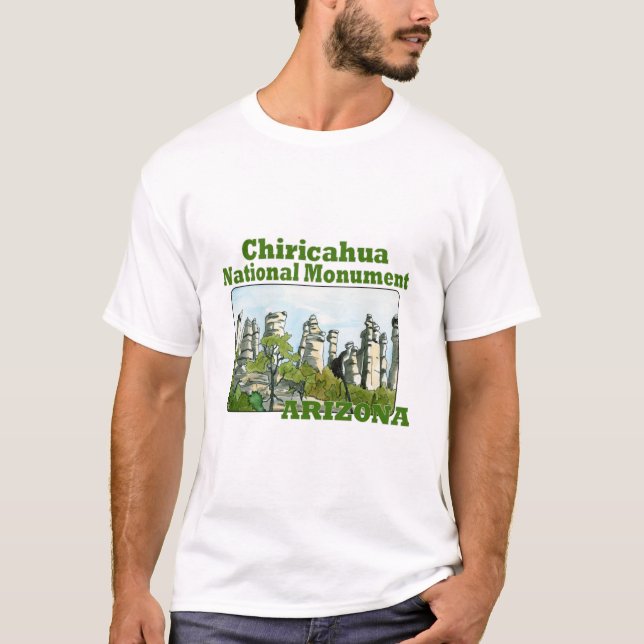 Camiseta Monumento Nacional Chiricahua, Arizona (Anverso)