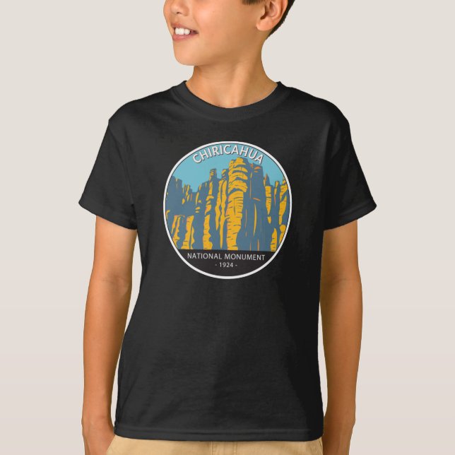 Camiseta Monumento Nacional Chiricahua Hoodoos Arizona (Anverso)