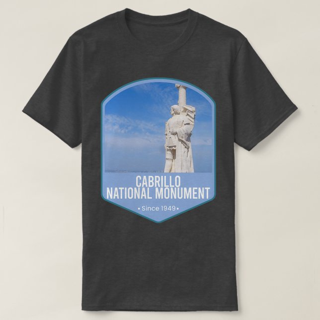 Camiseta Monumento Nacional de Cabrillo (Diseño del anverso)