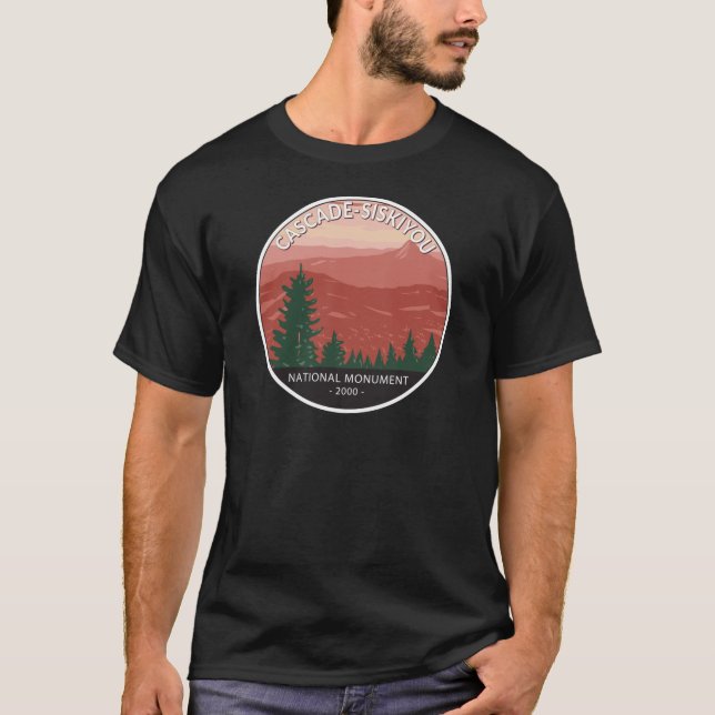 Camiseta Monumento Nacional de Cascade Siskiyou (Anverso)