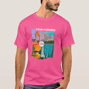 Camiseta Monumento Nacional De Cuatro Esquinas Con Parques 