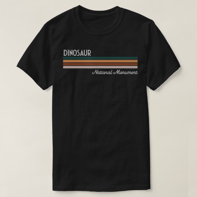 Camiseta Monumento Nacional de Dinosaurios (Diseño del anverso)