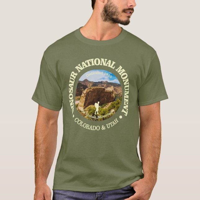 Camiseta Monumento Nacional de Dinosaurios (NM) (Anverso)