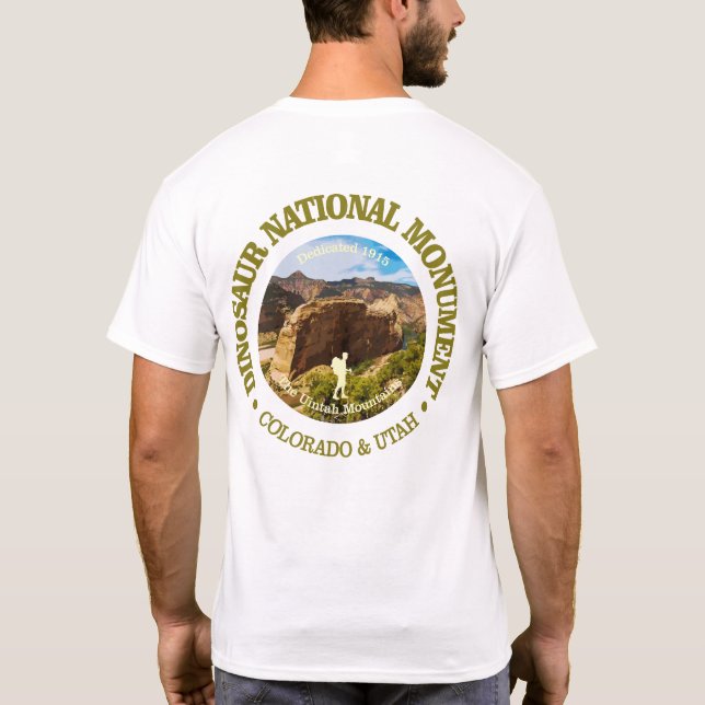 Camiseta Monumento Nacional de Dinosaurios (NM) (Reverso)