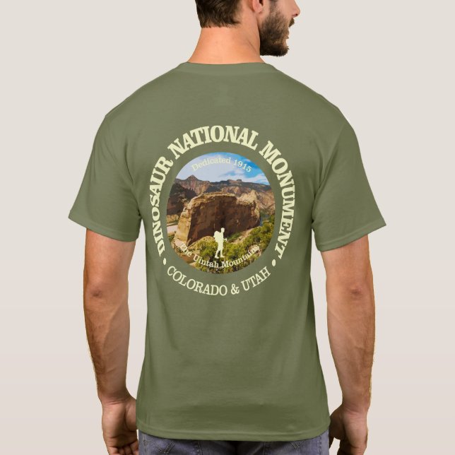 Camiseta Monumento Nacional de Dinosaurios (NM) (Reverso)