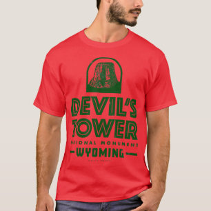 Camiseta Monumento nacional de la Torre de los Devils Green