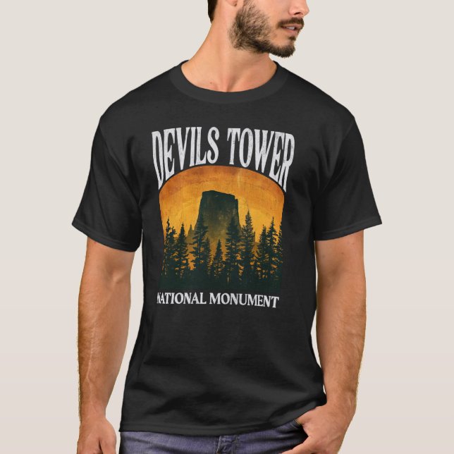 Camiseta Monumento Nacional de la Torre de los Devils Wyomi (Anverso)