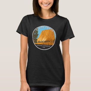 Camiseta Monumento Nacional de la Torre de los Devils Wyomi