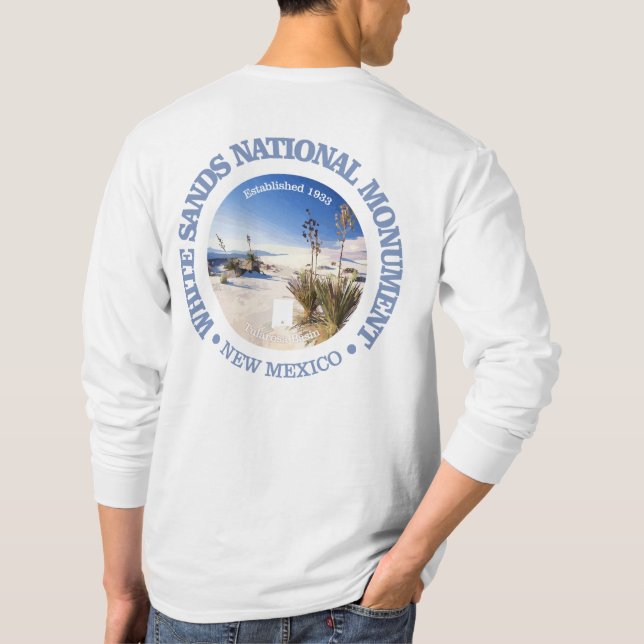 Camiseta Monumento nacional de las Arenas Blancas (Reverso)